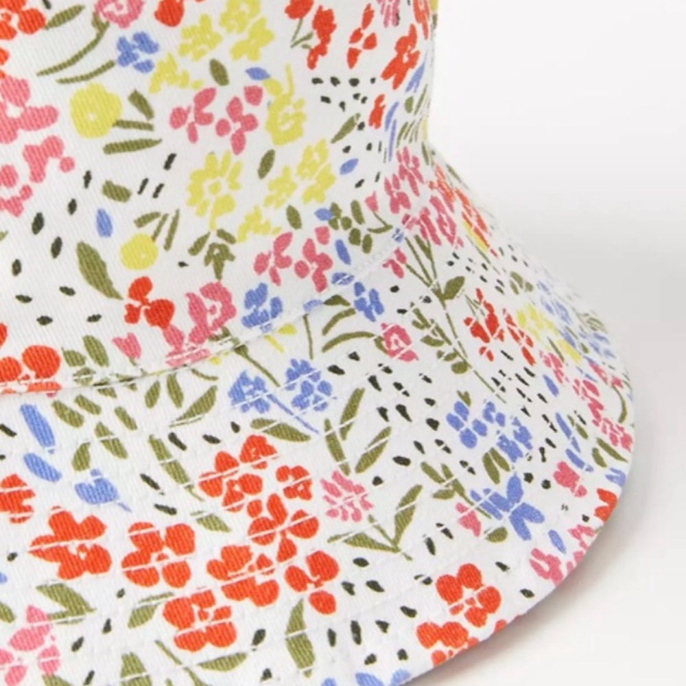 LOFT Floral Bucket Hat. One size. NWOT. - Picture 5 of 5